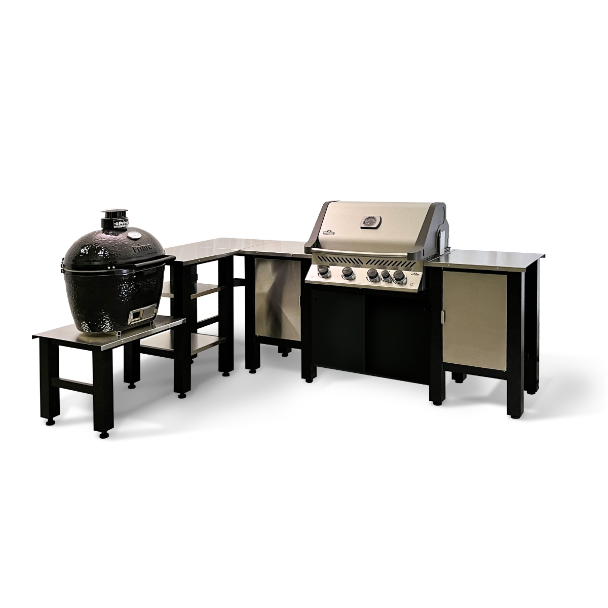 Set De Cuisine Extérieur Fox Outdoor - Vaisselle Aluminium Et Brûleur - Neuf